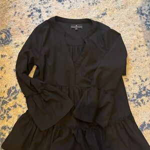 Pomander Place Classic Black Blouse